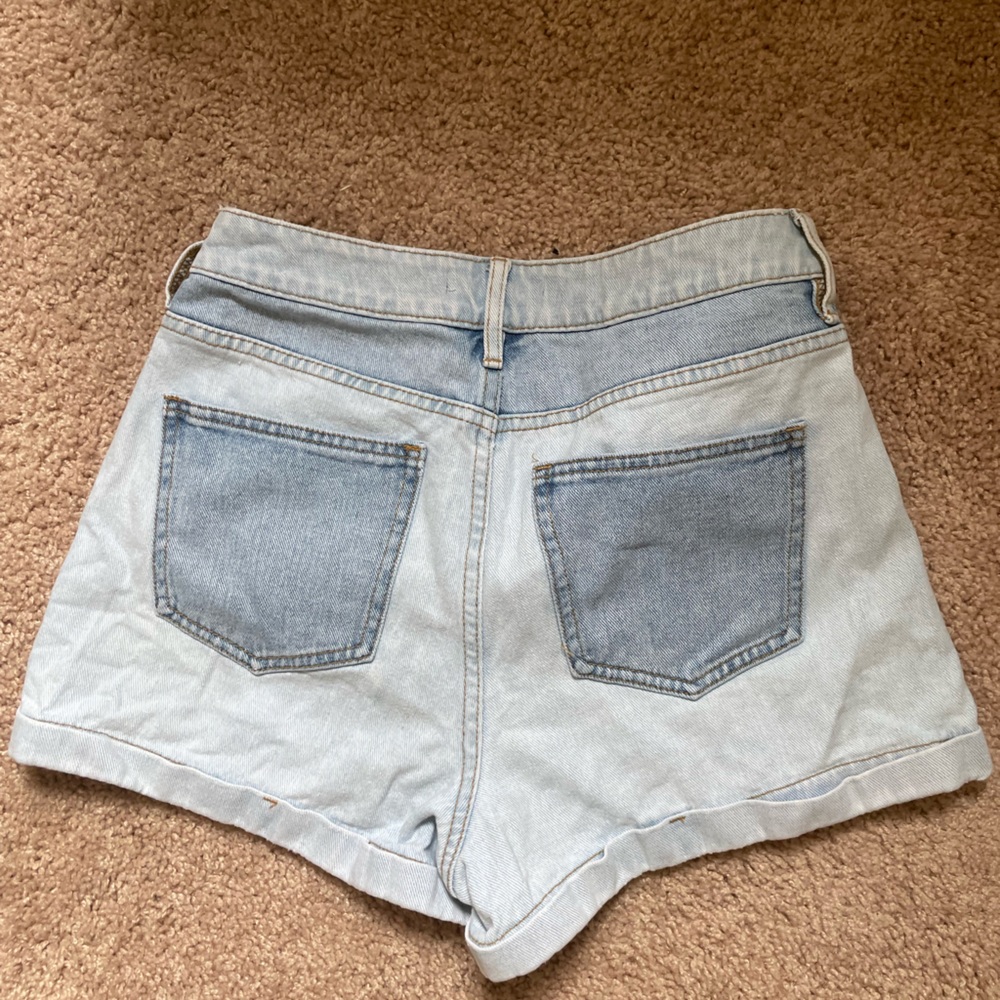 multi colored shorts